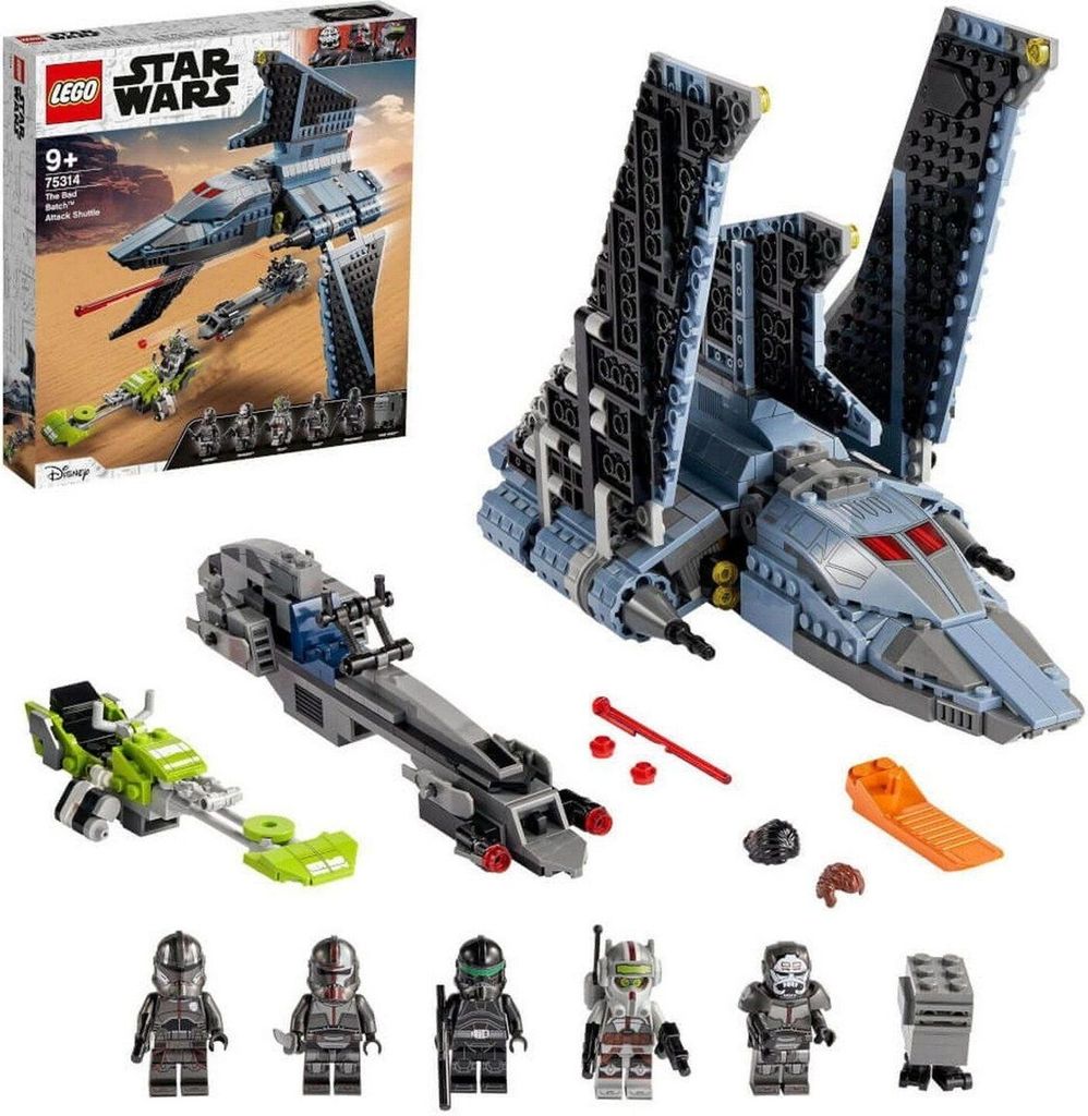 LEGO 75314 Gwiezdne wojny: Zła partia: Atak wahadłowca, Zdjęcie produktu 