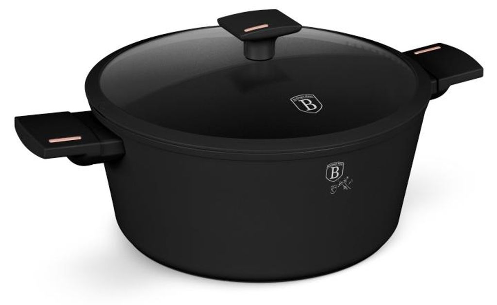 Kasserolle mit Titanoberfläche und Deckel 28 cm Monaco Collection