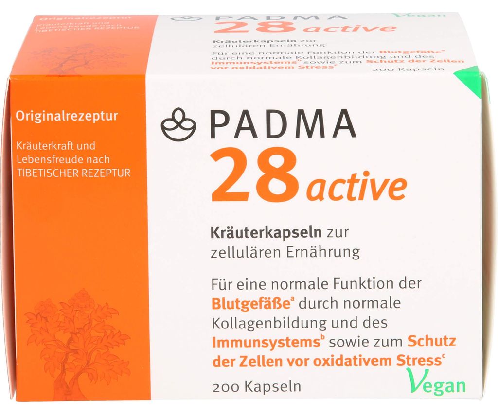 PADMA 28 aktivních kapslí pro normální funkci cév díky Obrázek produktu 