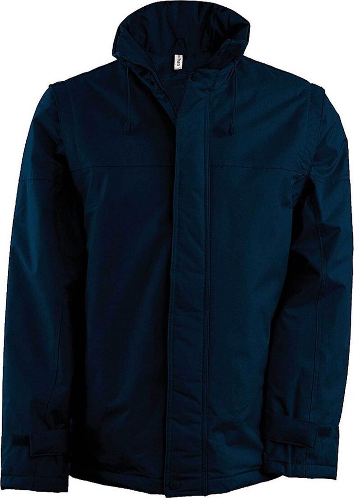 Kariban Herren Blouson Jacke Sweat Hooded Bomberjacke Winterjacke, Größe:S, Farbe:Navy Blau