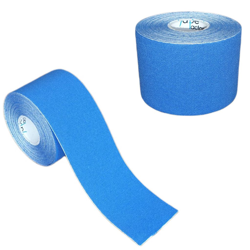 2 Rollen - Tapefactory24 Getting Started Kinesiologie Tape 5cm x 5m - marine, Tapes Taping Klebeband Tapeverband Bandage wasserfest