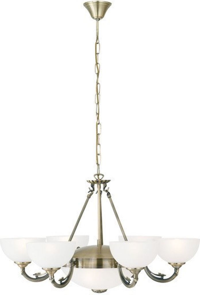 Eglo 82749 SAVOY E14 E27 26-fach Hängeleuchte Ø740mm Brüniert Weiss