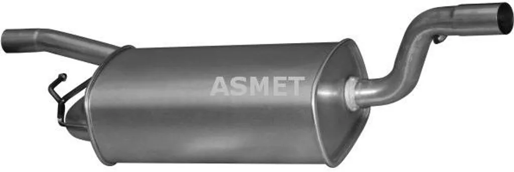 Silencieux central ASMET 7243 : Haute durabilité avec Réf OE 1364171