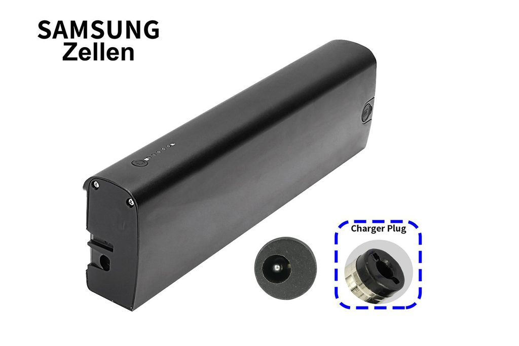 Akku 36V 10.5Ah - Samsung zellen mit Smart-BMS für E-Bikes Pedelecs Ahooga Modular Bike - Hybrid (36V) 8S / 3S
