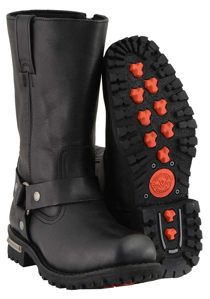 Milwaukee Leather heren motorlaarzen, model MBM131-BLK-10, Productafbeelding 