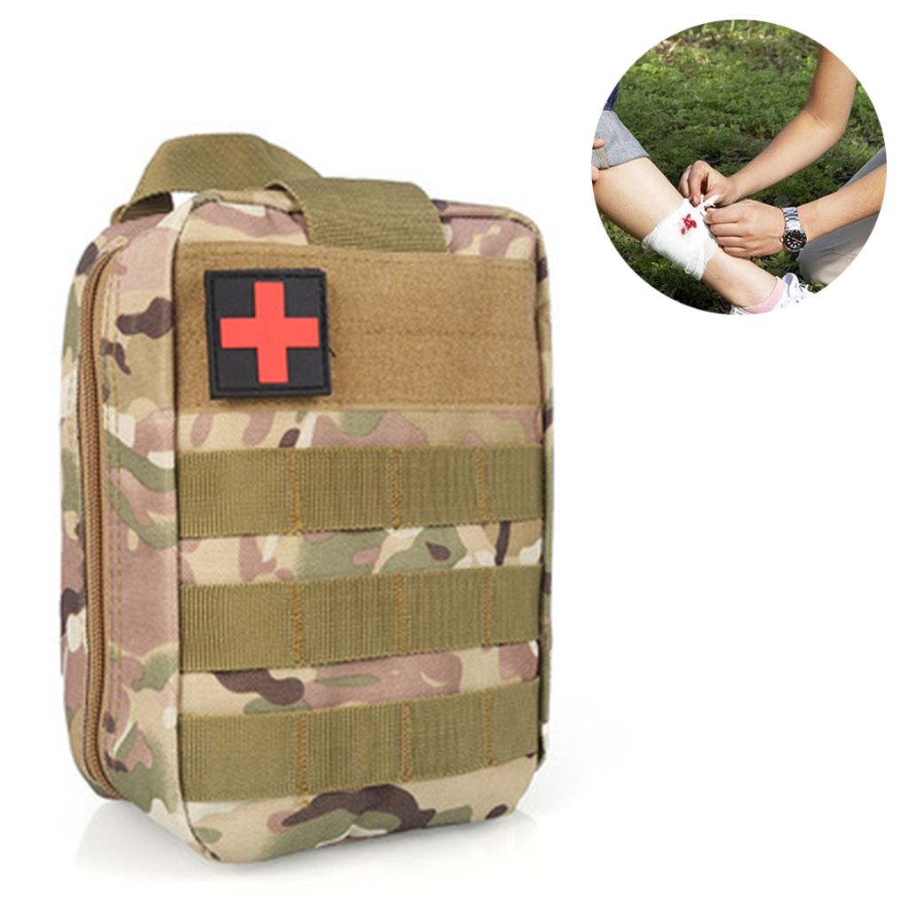 Outdoor Survival Erste Hilfe Tasche Leer Tasche Taktische Notfalltasche mit 