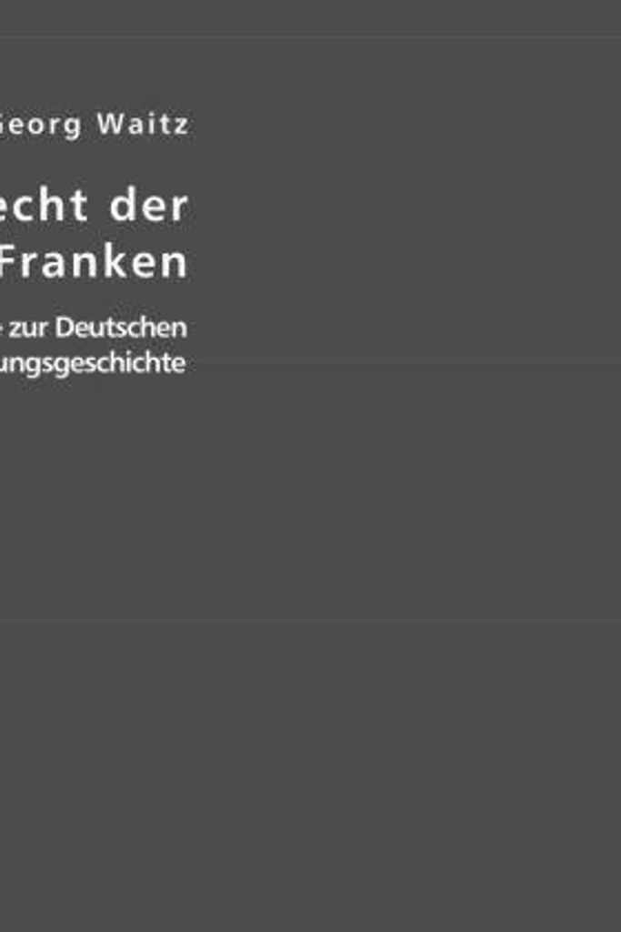 Das alte Recht der Salischen Franken