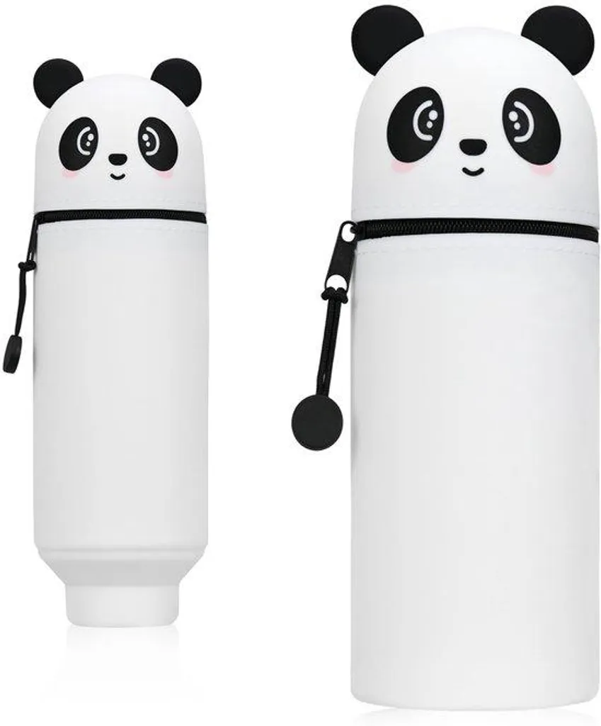 Étui silicone Panda blanc antichoc 2-en-1 pour éviter les chutes