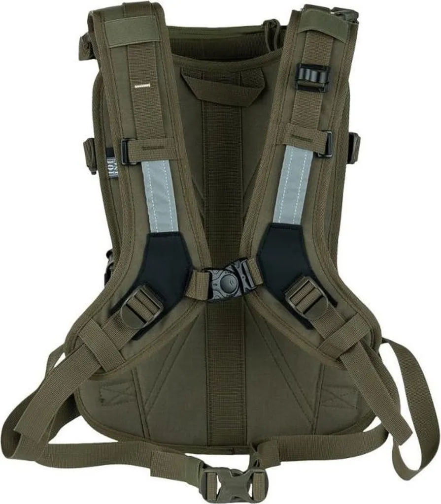 Sac à dos d'hydratation pour marche commando et trekking 2L Vert Olive - 6