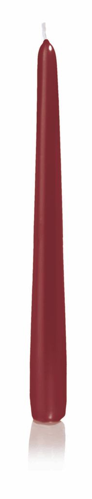 INNA-Glas Punch Kerze PALINA, Bordeaux, 25cm, Ø 2,5cm, 8h - Germany - Haushaltskerze