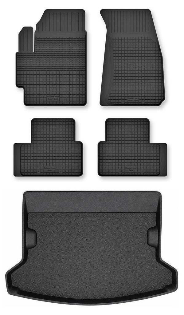 Tappetini a vasca + bagagliaio per Subaru XV 2011-2017 SUV Immagine del prodotto 