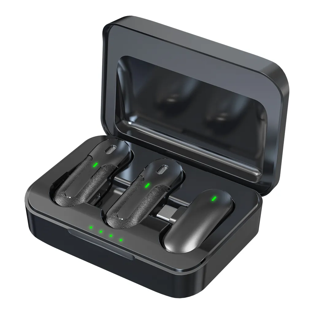 Microfono Lavalier Wireless Professionale Clip per TikTok e Live Stream - 4