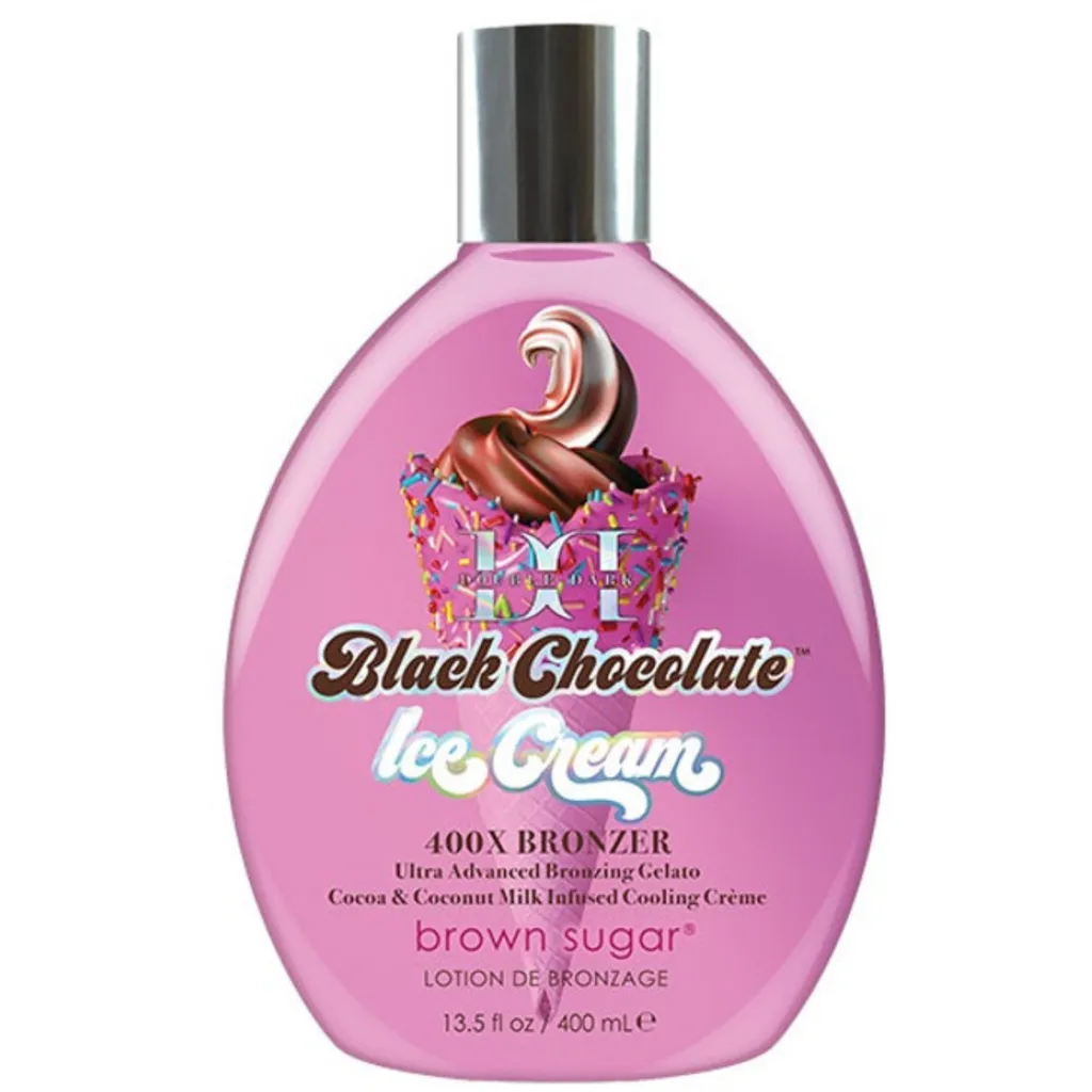 Bronzeur de Glace Sucre Brun Noir 400 ml - Hydratation et Teint Hâlé