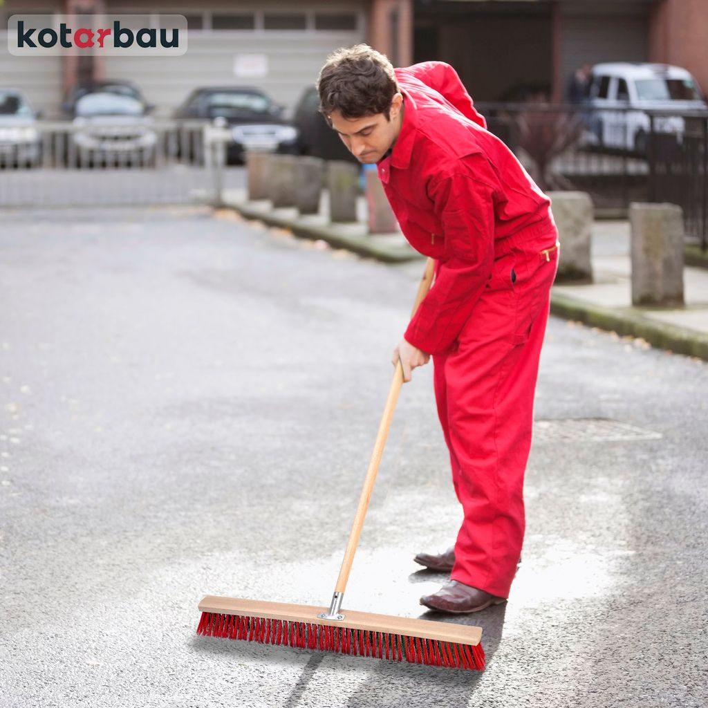 KOTARBAU® Pouliční koště 800 mm s násadou Průmyslové koště Obrázek produktu 9