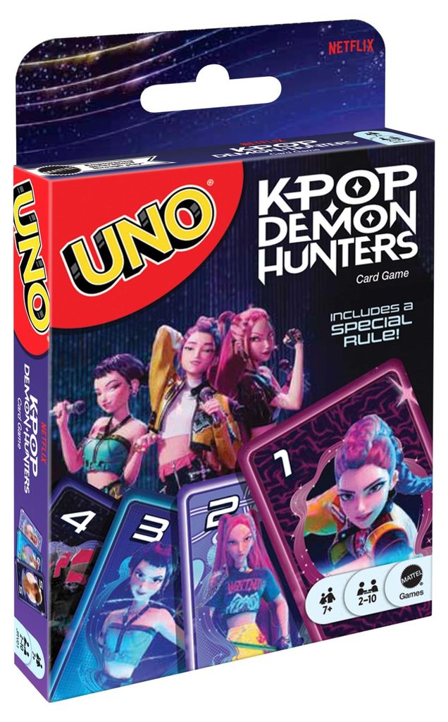 Mattel Games UNO KPop Demon Hunters-Kartenspiel für Kinder, Produktbild 
