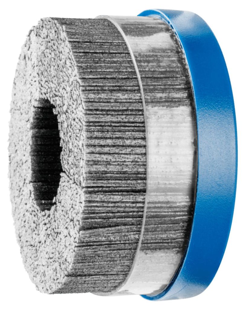 PFERD TOOLS COMPOSITE Tellerbürste DBUR Ø 100x22,2 mm Bohrung SiC-Filament-Ø 1,14 mm Korn 80 stationär
