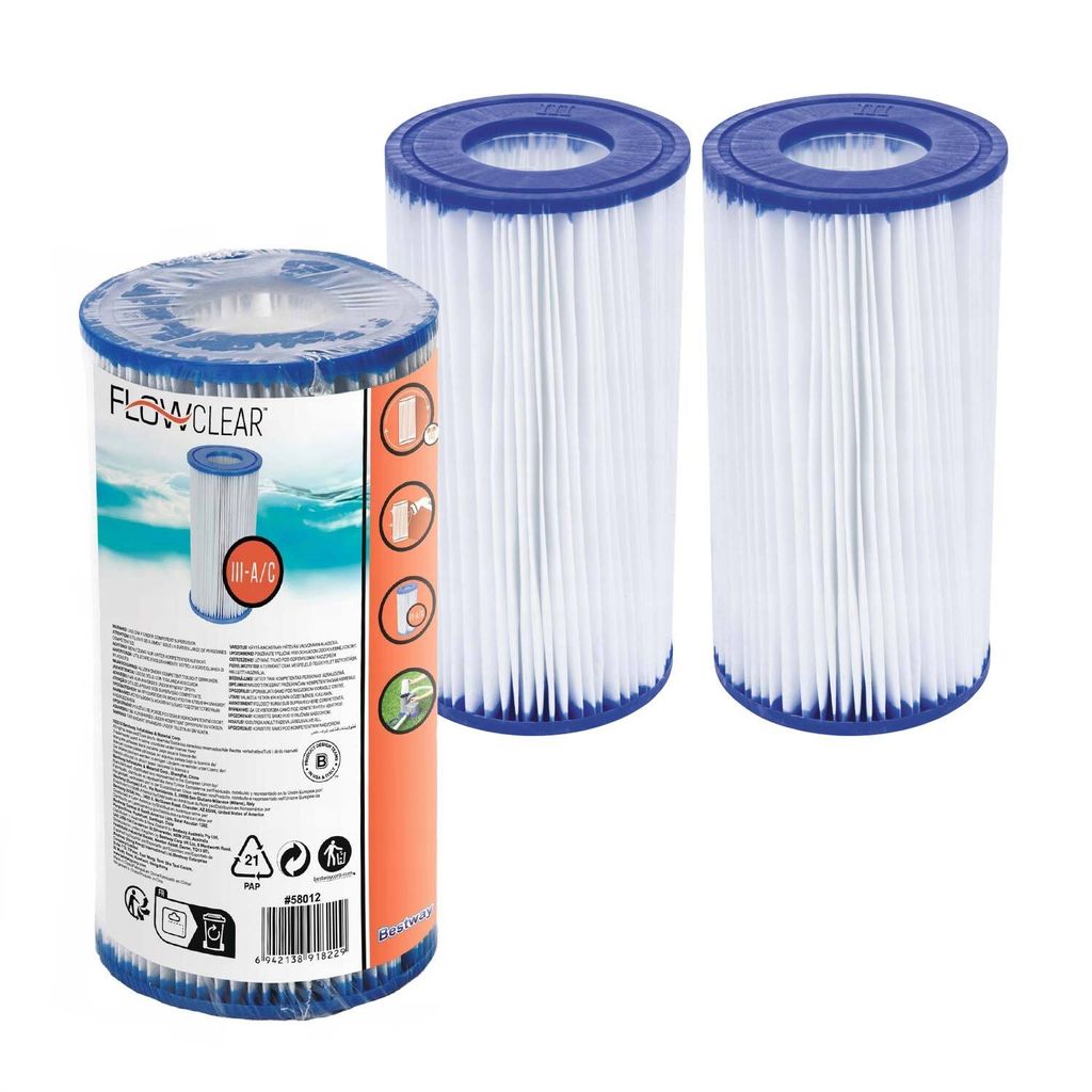 Bestway Filterkartusche Gr.III Ø10,6 cm x H20,3 cm, 58012 Produktbild 