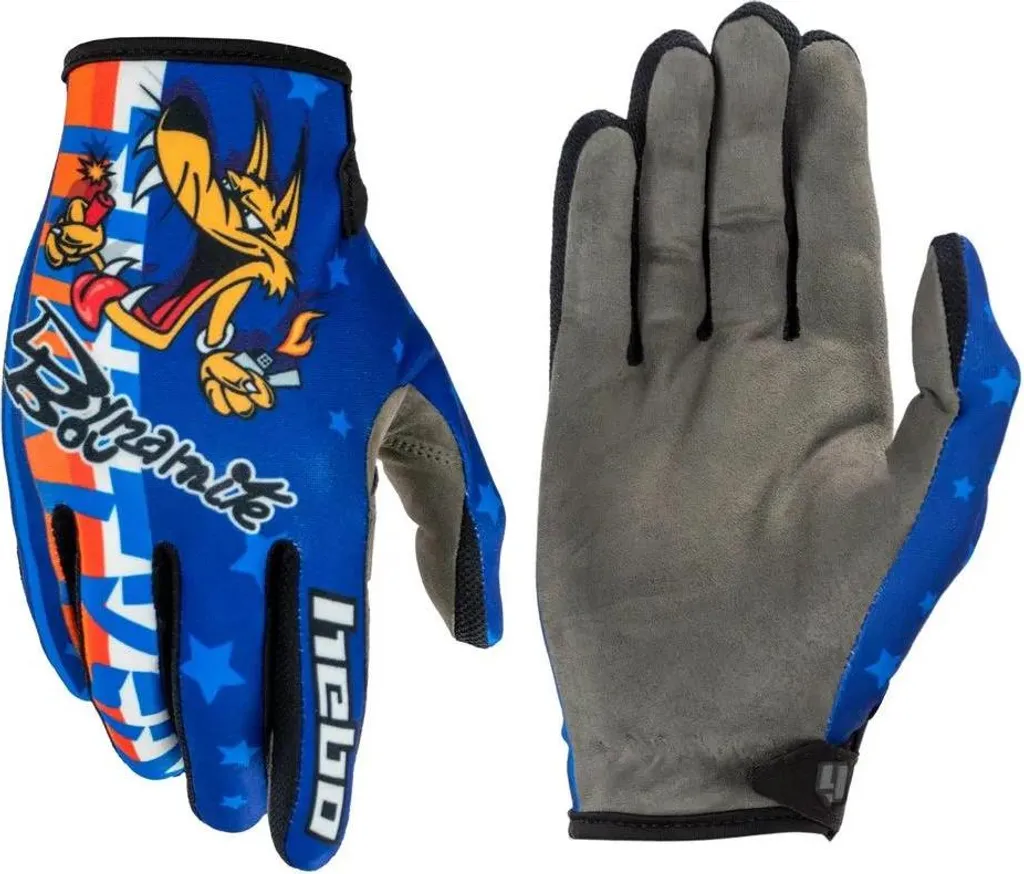Gants Hebo Toni Bou XL Bleu : Fini les Ampoules en Moto Tout-Terrain !