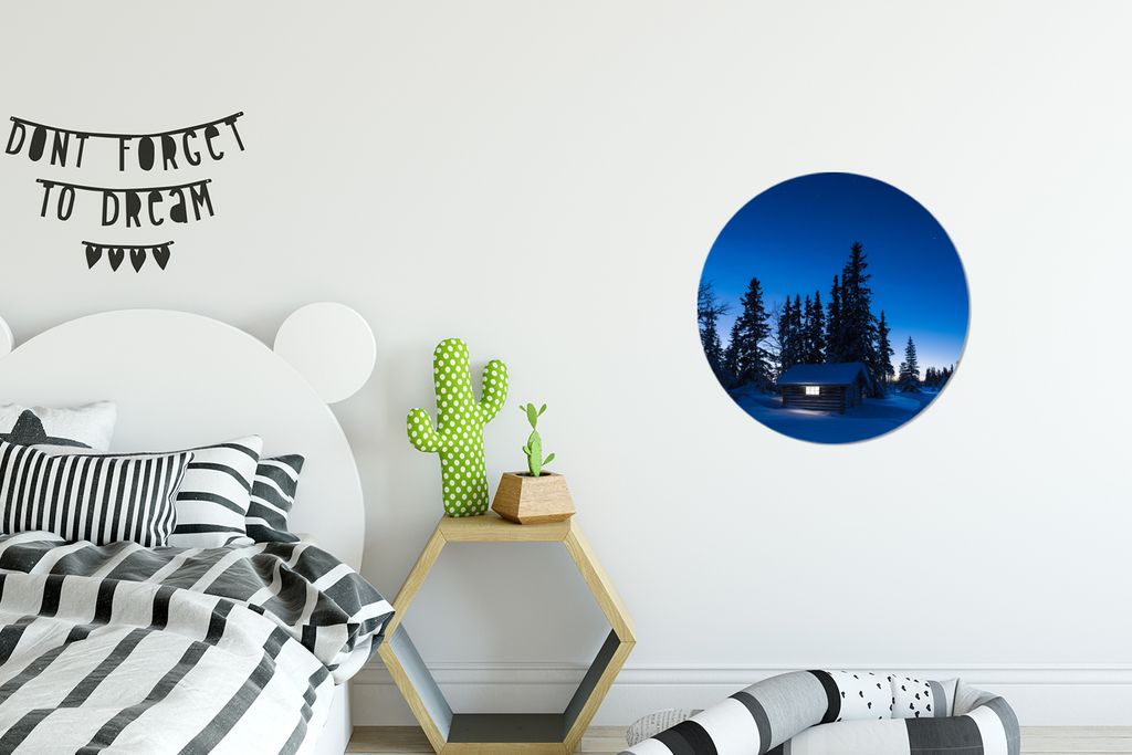 MuchoWow - Schlafzimmer - Bilder - Der Kreis - Kunst für die Wohnung - Plastik - Kunstdruck - Wandbild