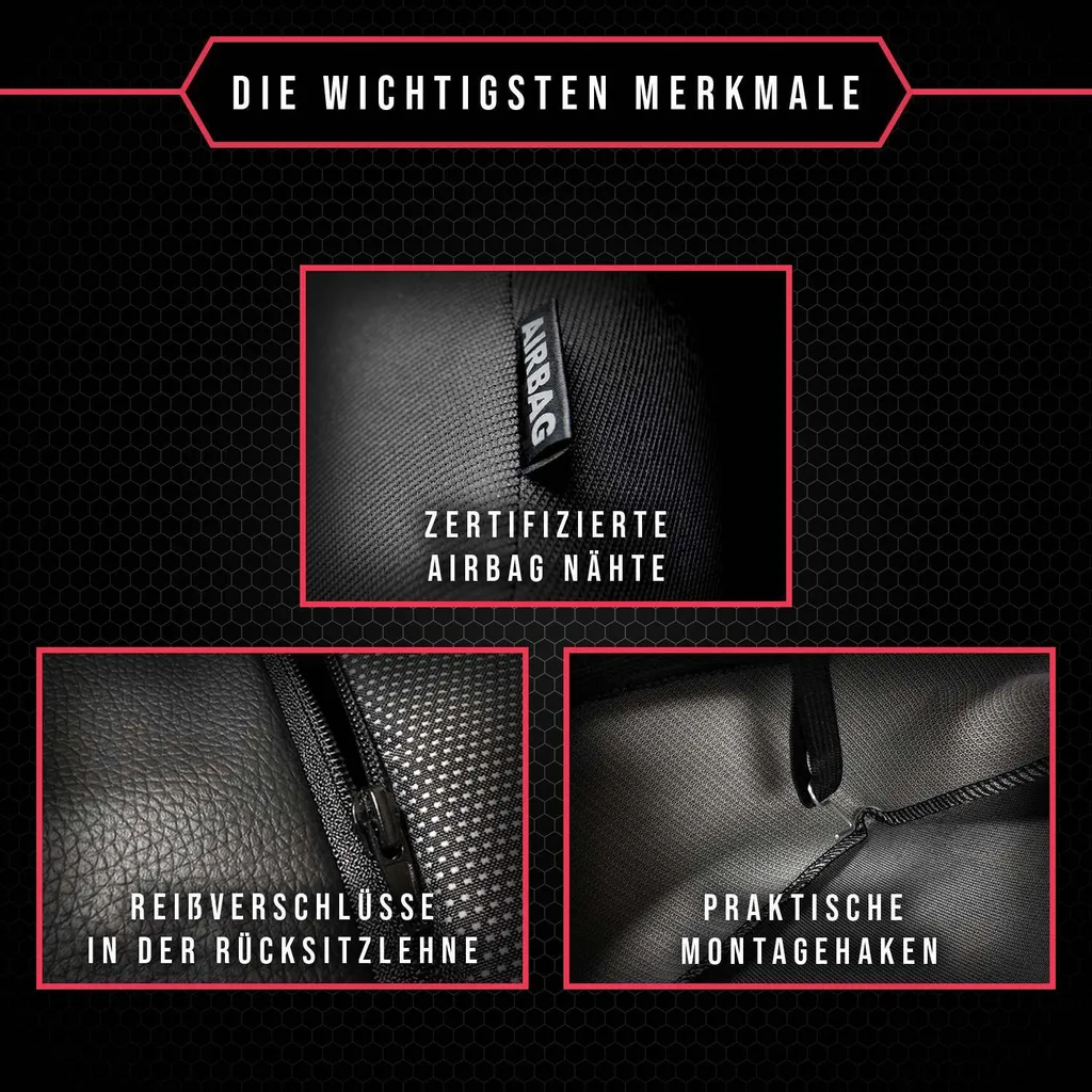 Coprisedili auto Coprisedili universali Coprisedili auto per Hyundai Elantra Blue XR - 2