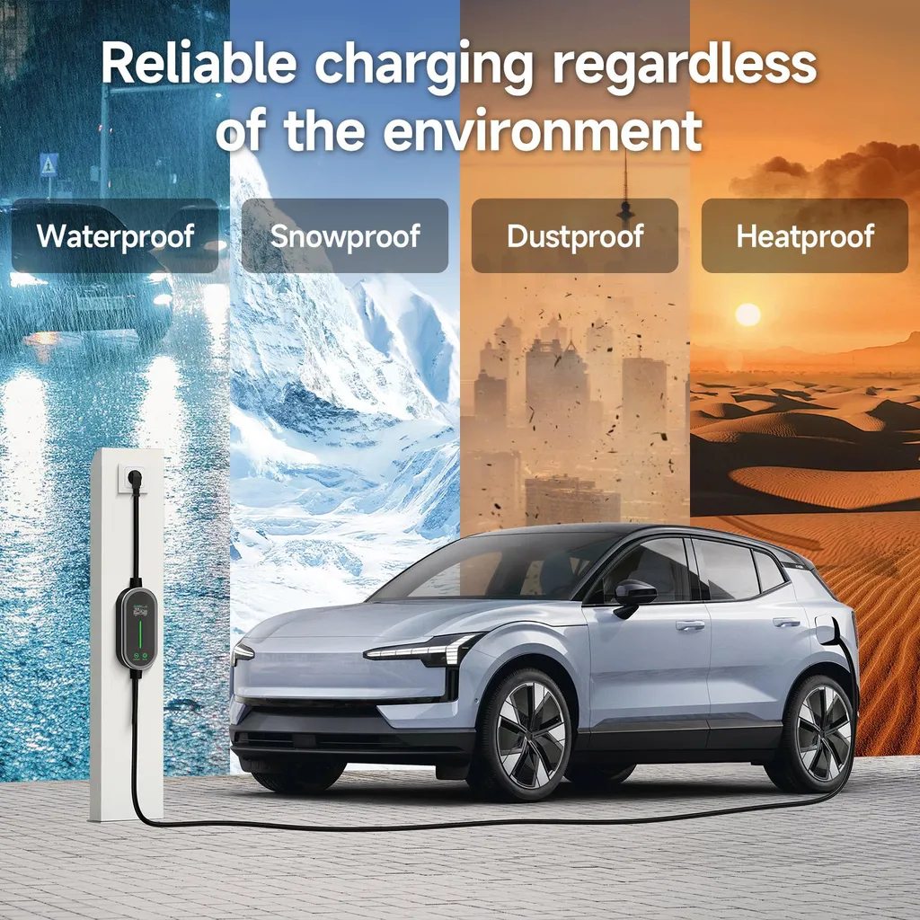 Chargeur EV portable Type 2 avec application mobile et câble de 5 mètres - 8