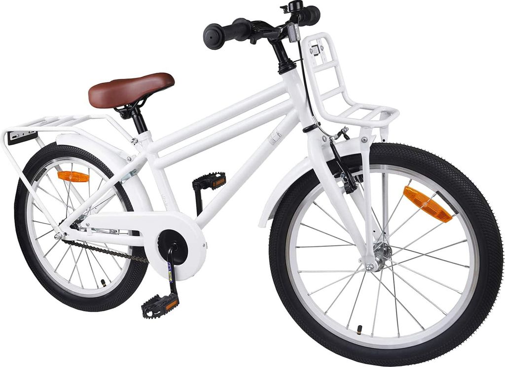 vidaXL Kinderfahrrad 20 Zoll für 6-11 Jahre alt Weiß