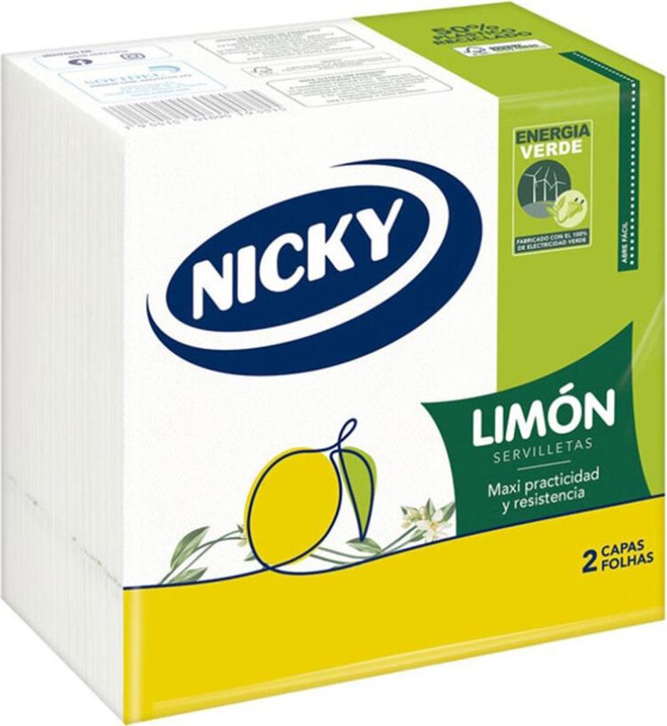 Nicky LEMON Servietten 33x33 2 Schichten 65 u