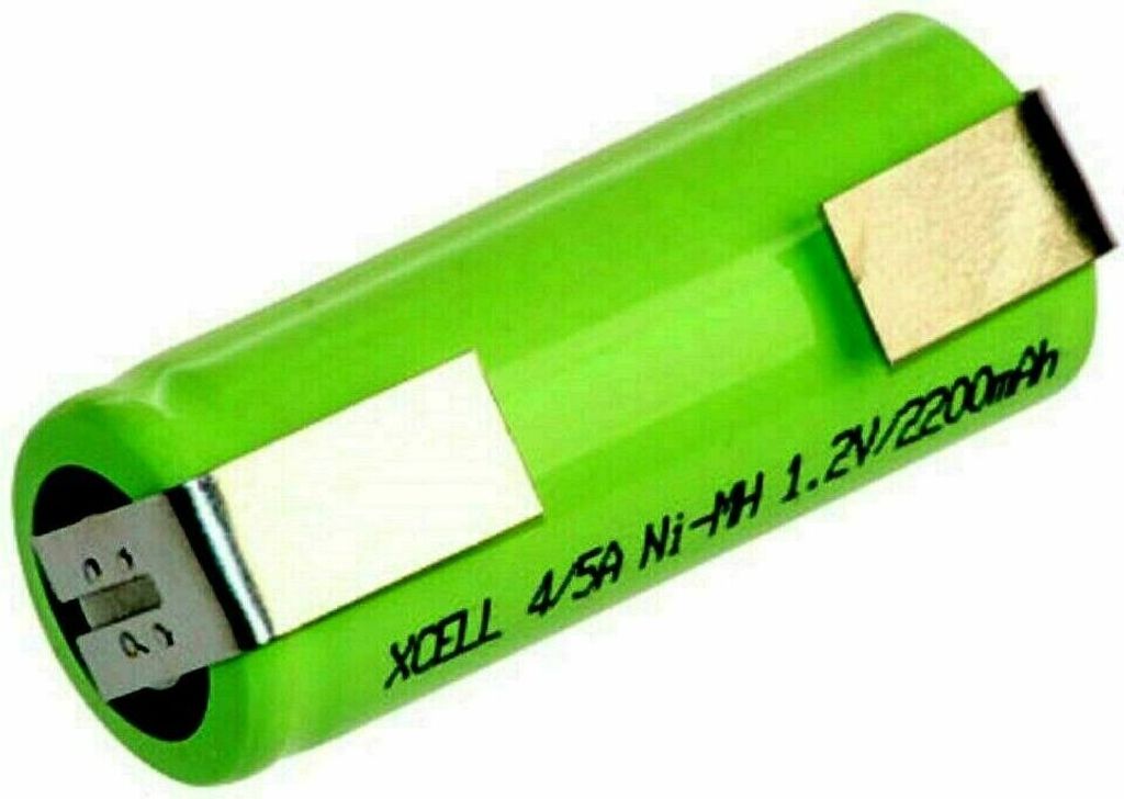 XCell Akku 4/5 A 1,2V / 2200mAh Hochstrom Flat-Top, 43x17mm mit Lötfahne U