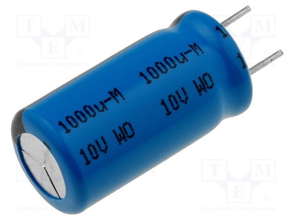 1x Kondensator: elektrolytisch 1000uF THT geringe Impedanz 10VDC MAL213664102E3 E