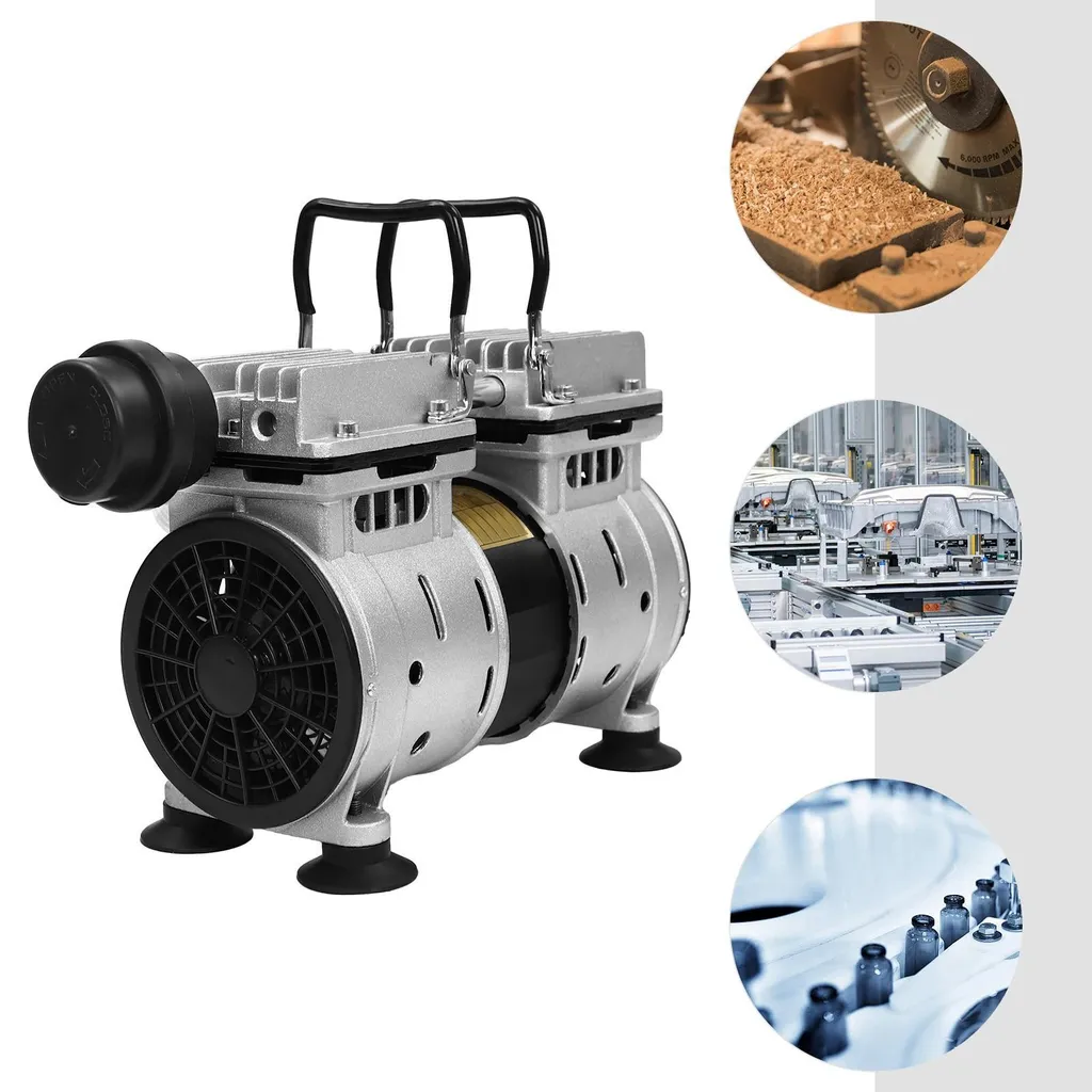 Pompe à vide sans huile XHX400A2 550W 220V 1400 tr/min Filetage G1/4