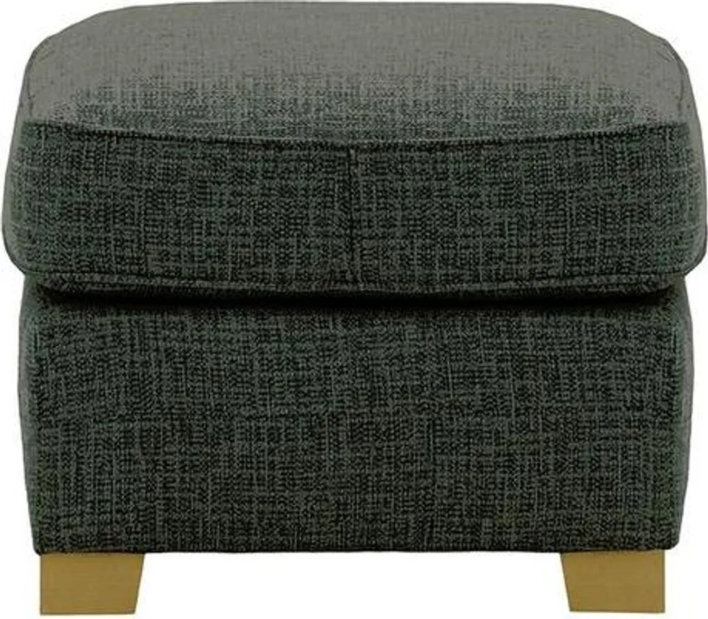 Pouf Noir Avos-Vitolini 097-1731 : Solution d'Assise d'Appoint Gain de Place