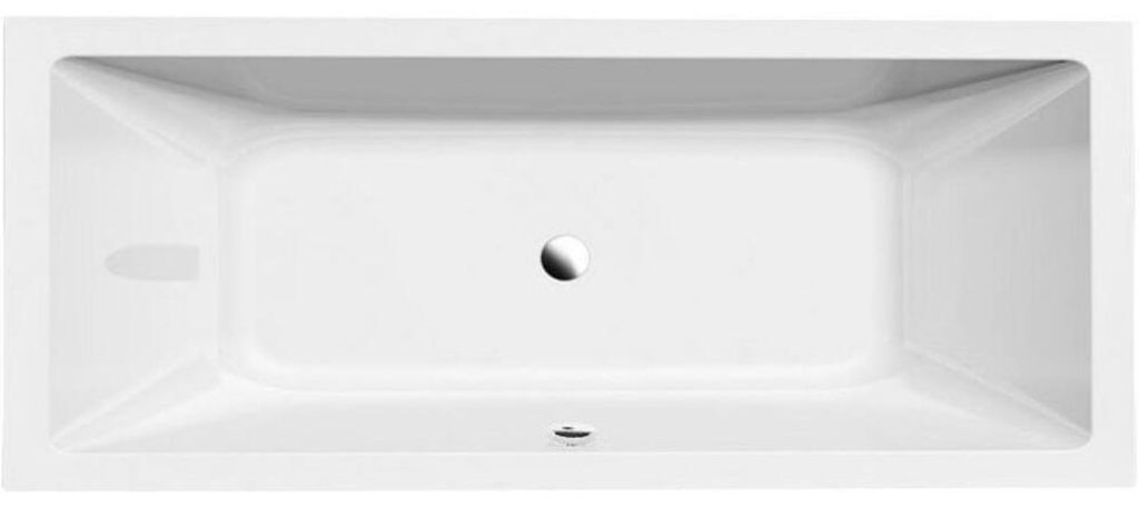 NISA Rechteckwanne 180x70x42cm, ohne Füße, weiß Produktbild 