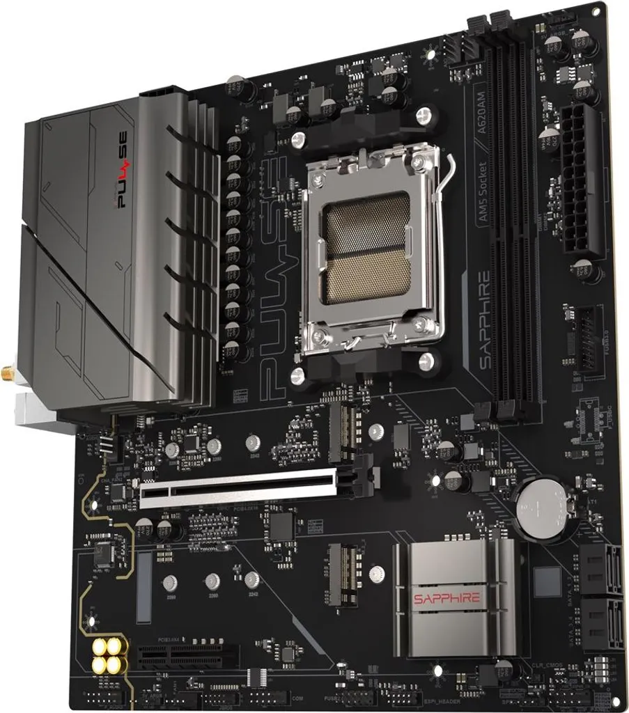 Carte Mère Sapphire PULSE A620AM AMD AM5 DDR5 Format Compact mATX