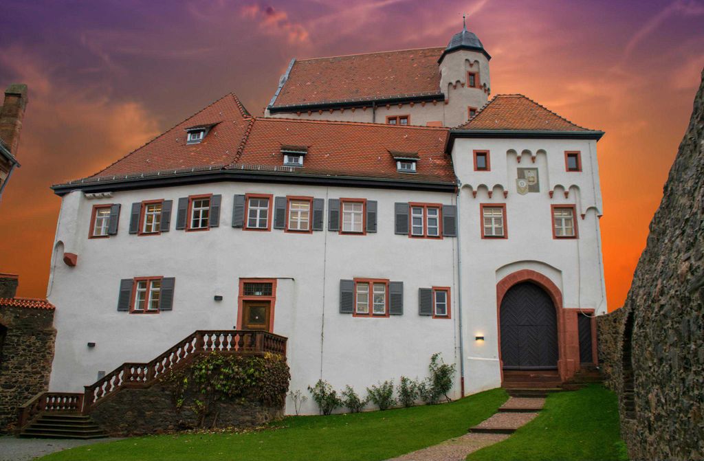 hansepuzzle 22022 - Herrenhaus in Bayern Puzzle, 500 Teile, Reisen, 46,0 x 30,0cm mit hochwertiger Aufbewahrung, Kartonbox & Beutel