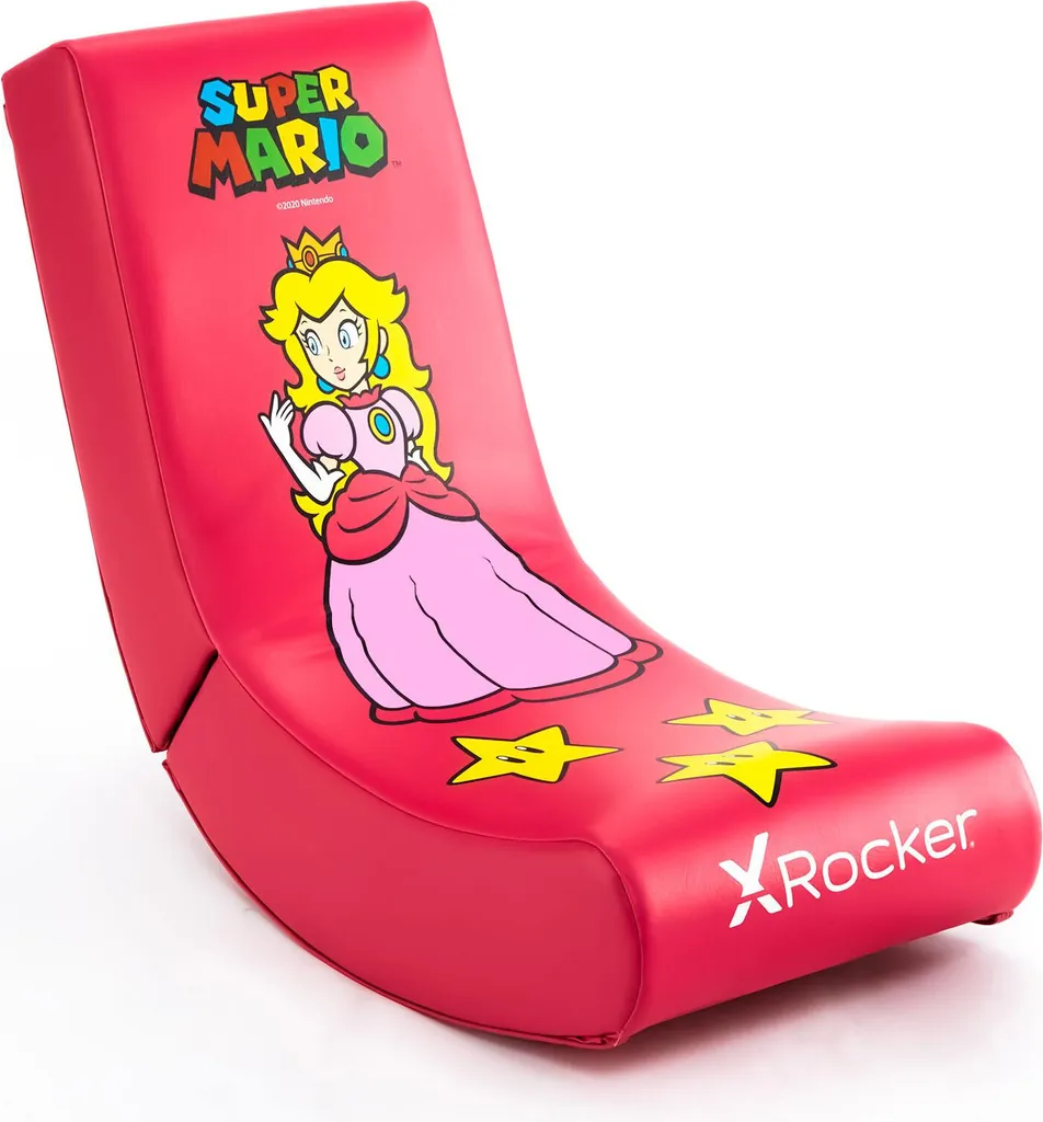 Fauteuil de Jeu Enfant Princesse Peach - Idéal Lecture et Console Switch - 2