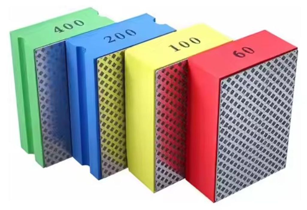 Jeu de 4 disques de ponçage diamantés pour carrelage, Image du produit 