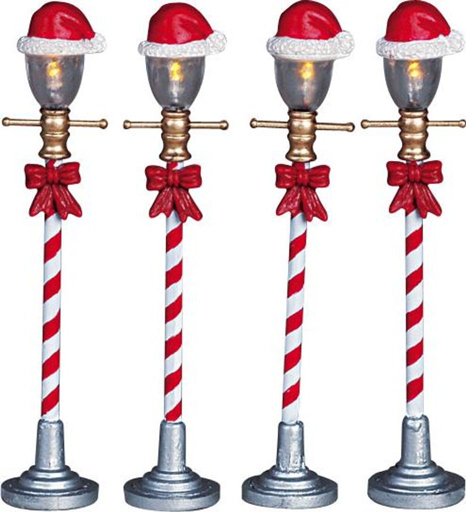 LEMAX - Santa Hat Street Lamp