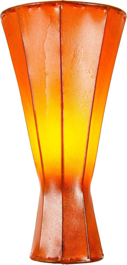 Orientalische Stehlampe Jinjin 40cm Lederlampe Hennalampe Lampe | Marokkanische Große Stehlampen aus Metall, Lampenschirm aus Leder | Orientalisch...