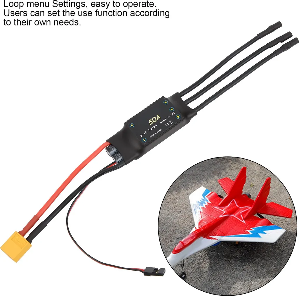 ESC 50A avec BEC 5V Intégré pour Motorisation Brushless de Drone FPV - 4
