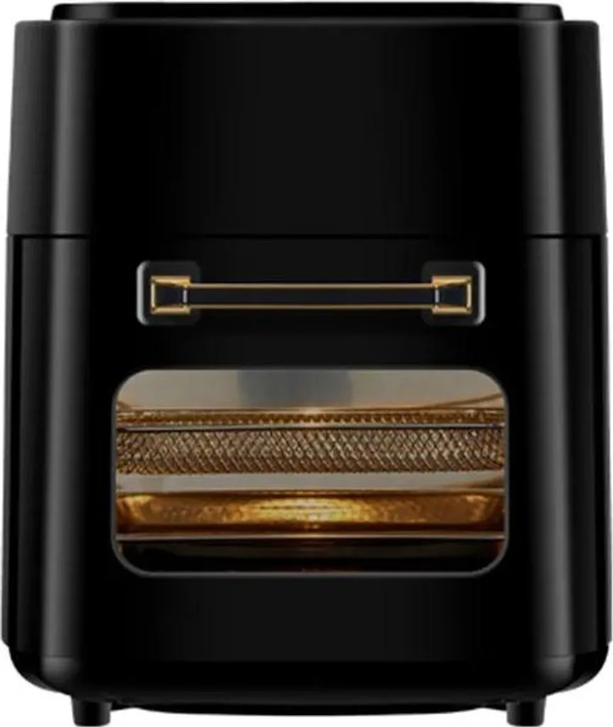 Friteuse à air 12L noir pour repas de famille et écran LED intuitif