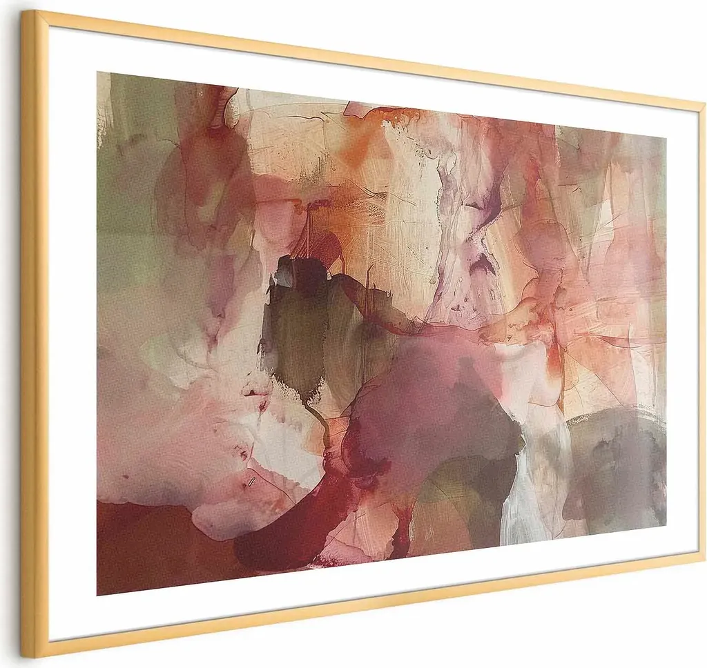Idea Regalo: Poster Primavera 60x40 Cornice Oro per Anniversari