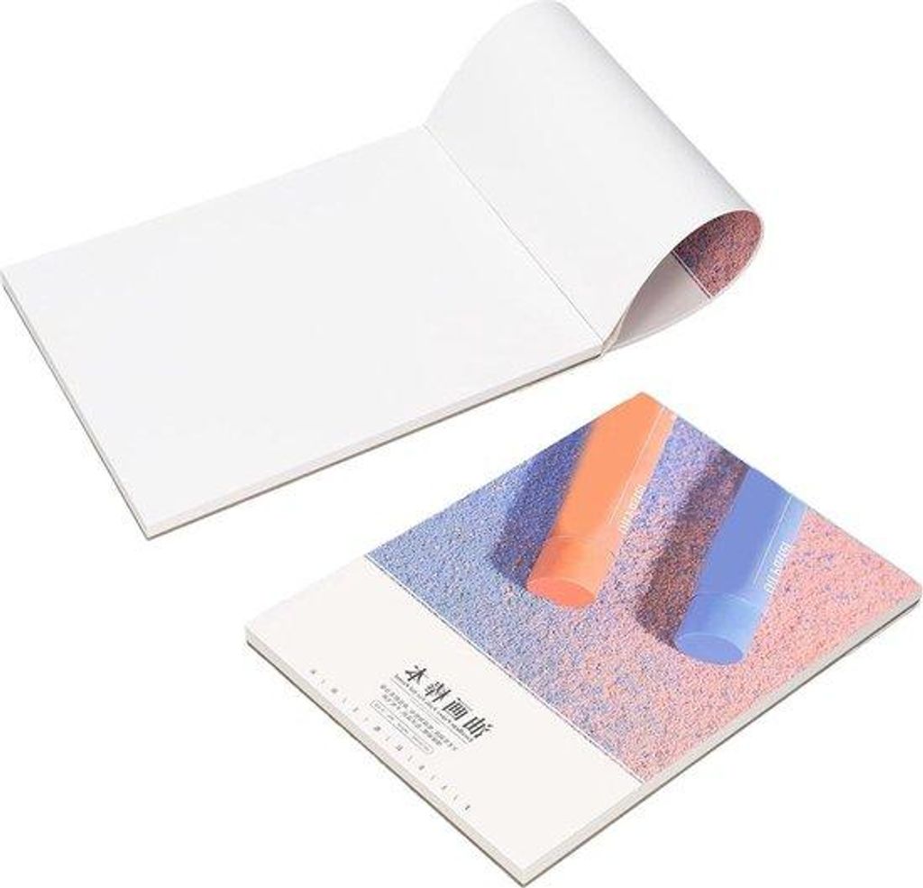 Acryl- und Ölpastell-Blockbuch A4-Format - Dicke Pappe für Acryl- und Ölfarben - 30 Seiten - 120lbs/240gsm.