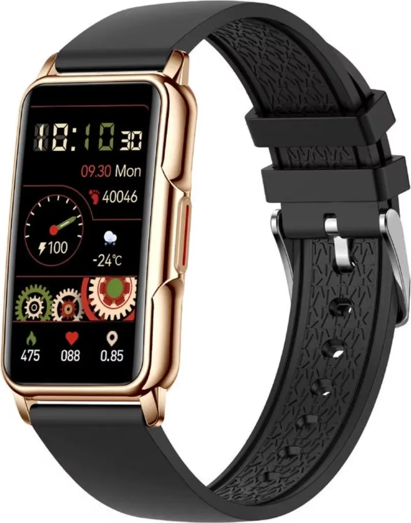 Smartwatch Donna Elegante Nero e Oro Plain KP35359 | Orologio Luxury