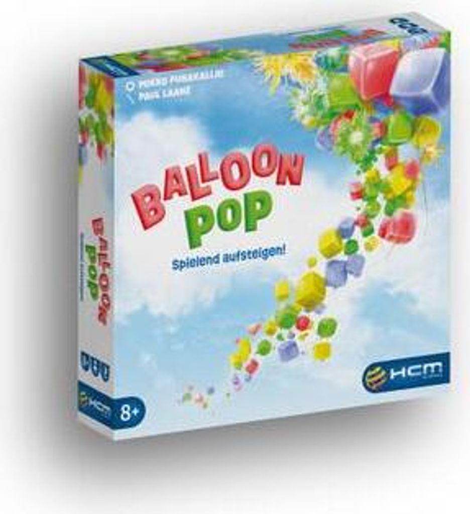 Balloon Pop Kartenspiel für Kinder und Erwachsene, Spieldauer etwa 30 Minuten