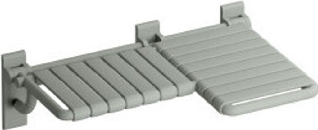 HEWI 801.51BUS33R 95 Duschklappsitz, L-förmig (USA), re, Produktbild 
