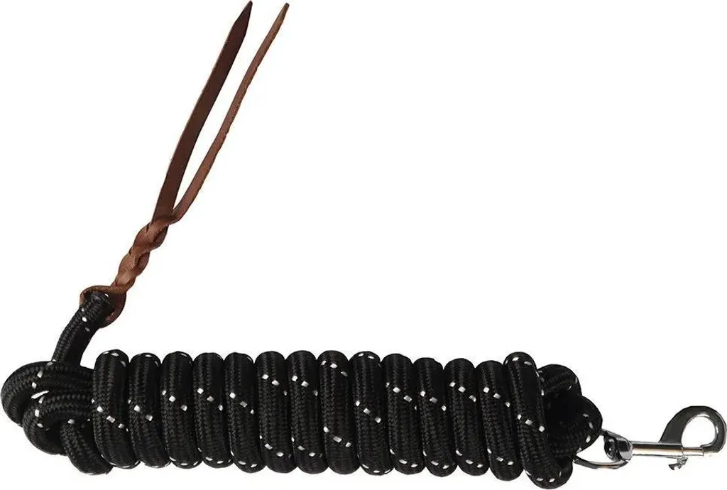 Longe de longe noire Horka Horsemanship - Accessoire de travail en longe