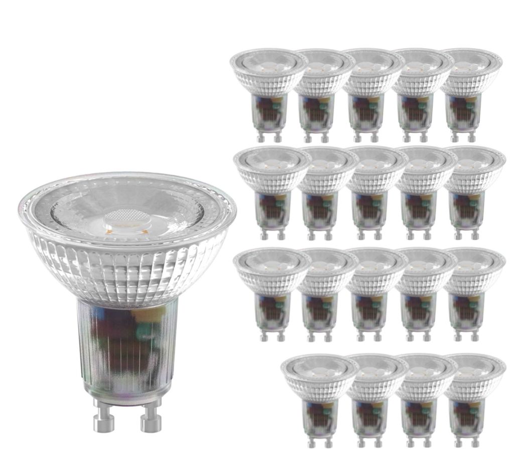 LED Spot GU10, PAR16, 2700K Warmweiß Licht, dimmbar, 20er Produktbild 