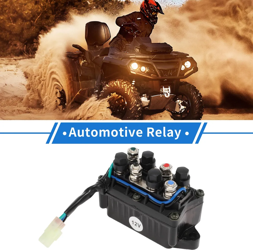Relais de Treuil 12V 8 Bornes pour Arctic Cat ATV en Plastique et Métal