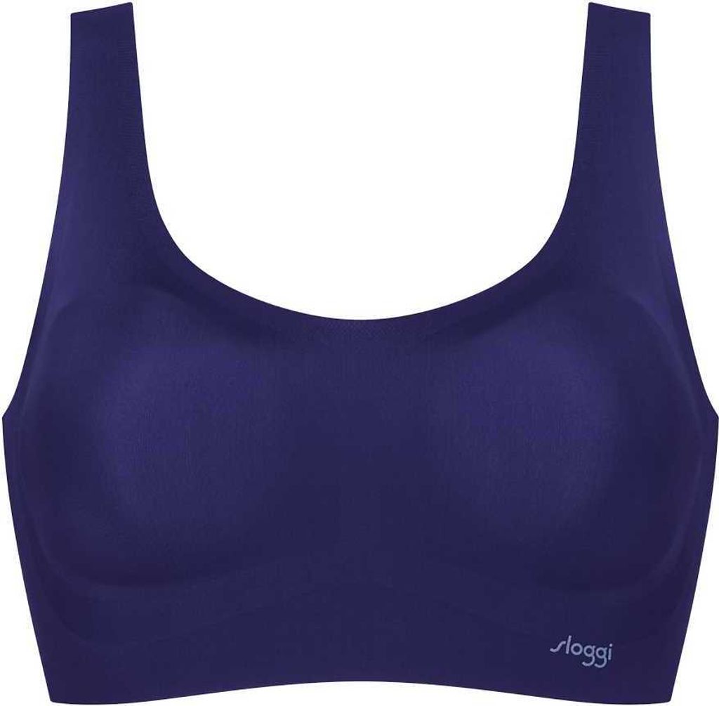 Sloggi Zero Feel Top BH Ohne Bügel, Farbe: Blau (Blue Ink), Produktbild 