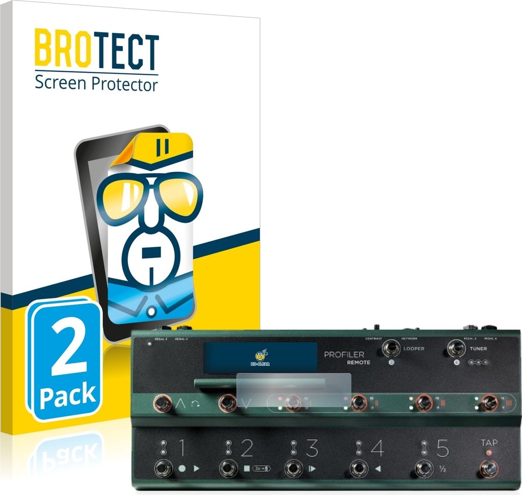 2x Für Kemper Profiler Remote Schutzfolie BROTECT Produktbild 